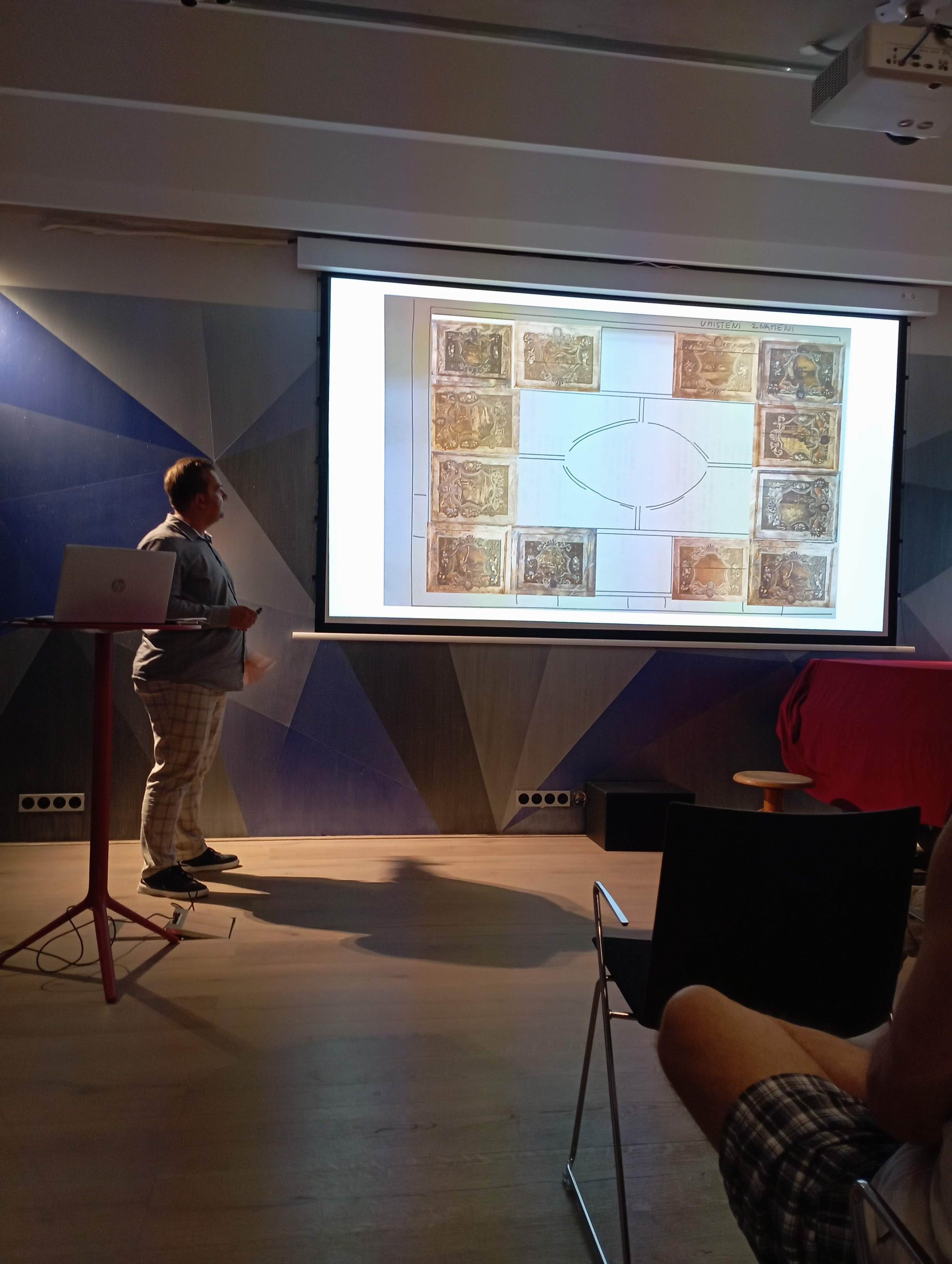 07 Krásy jihlavského barokního stropu, astrologické nebe Jihlavy