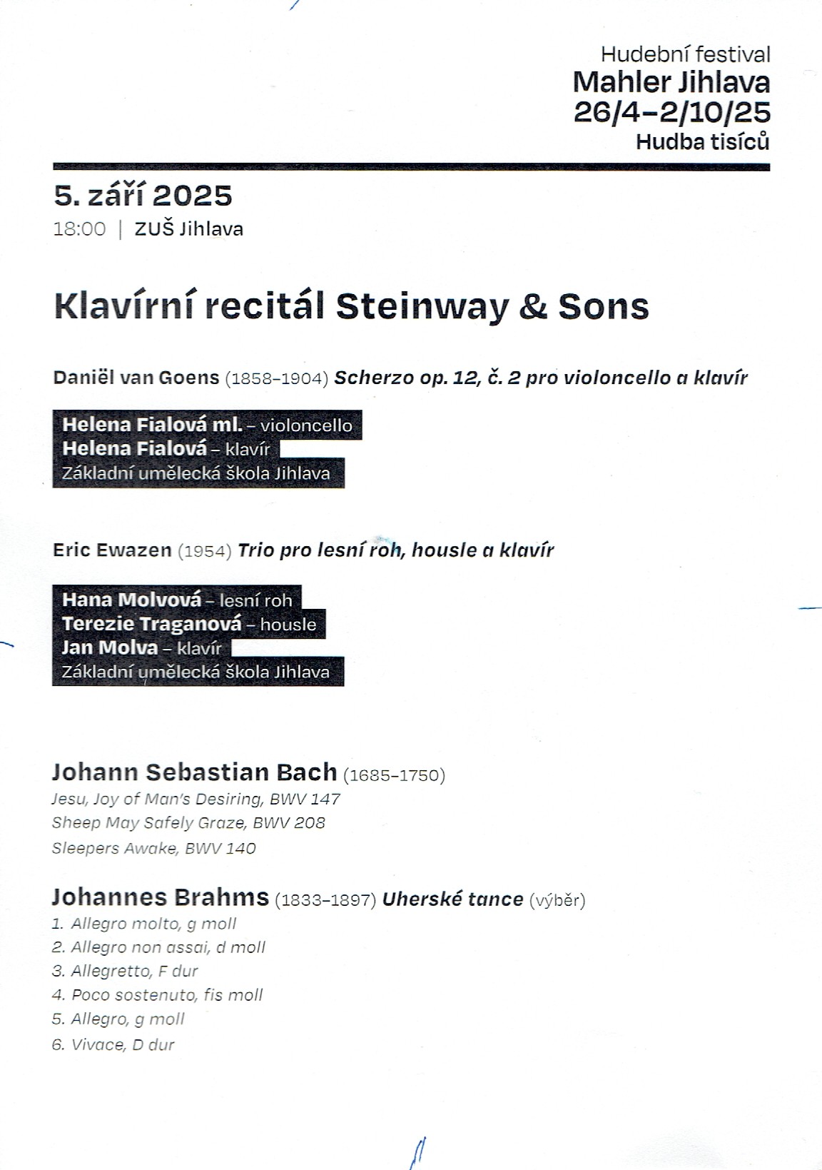 02 Hudební festival Mahler Jihlava