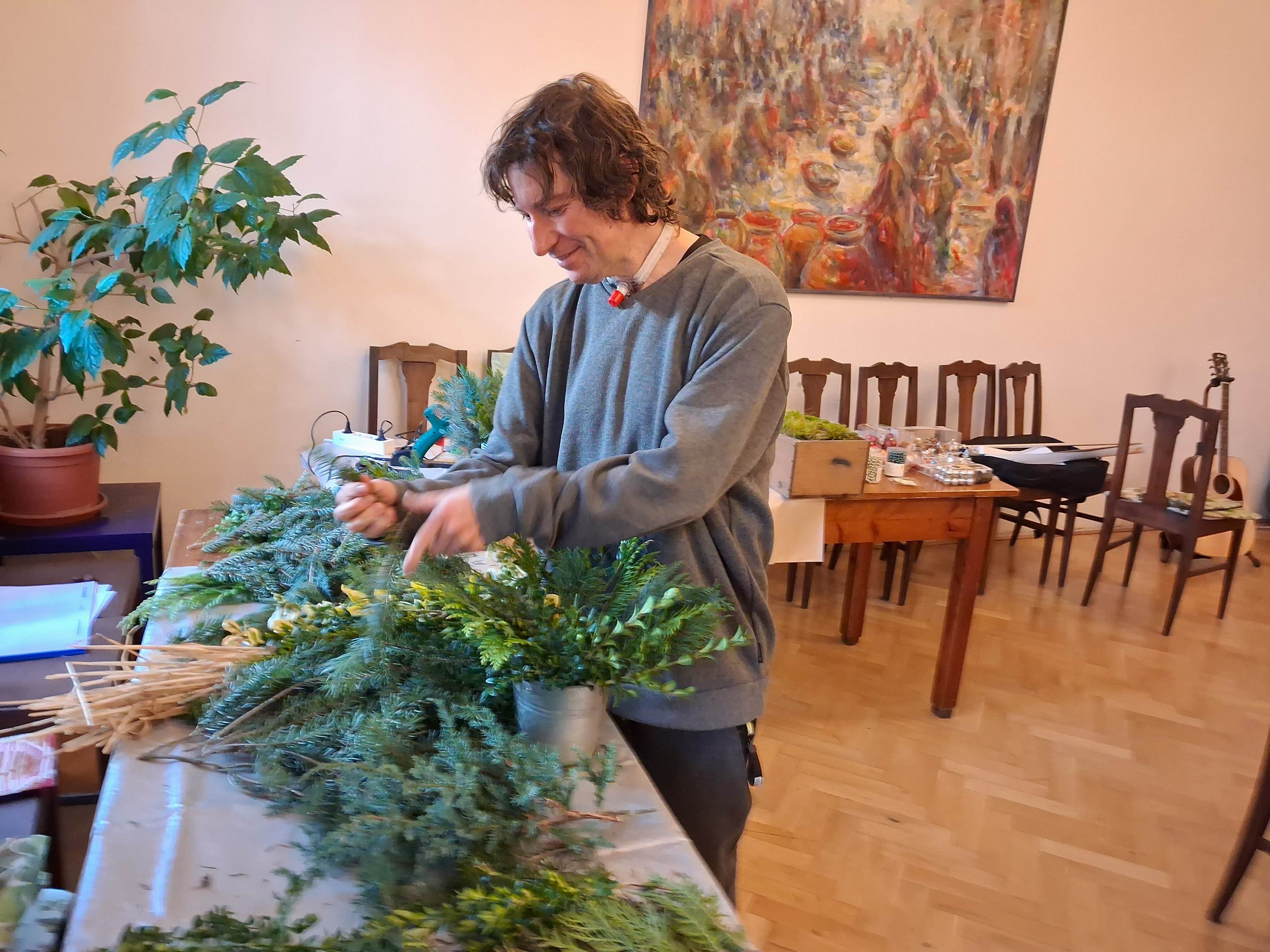 04 ADVENTNÍ VĚNCE - PRACOVNÍ TERAPIE