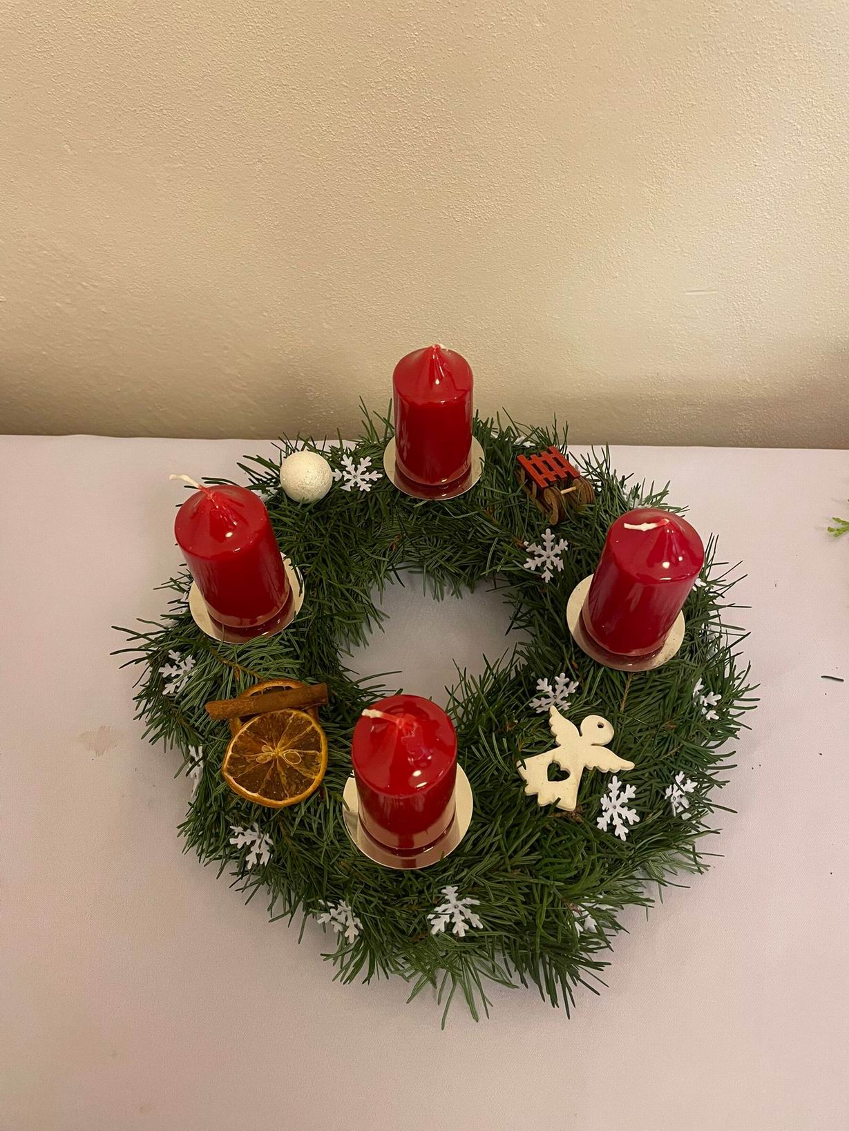 25 ADVENTNÍ VĚNCE - PRACOVNÍ TERAPIE