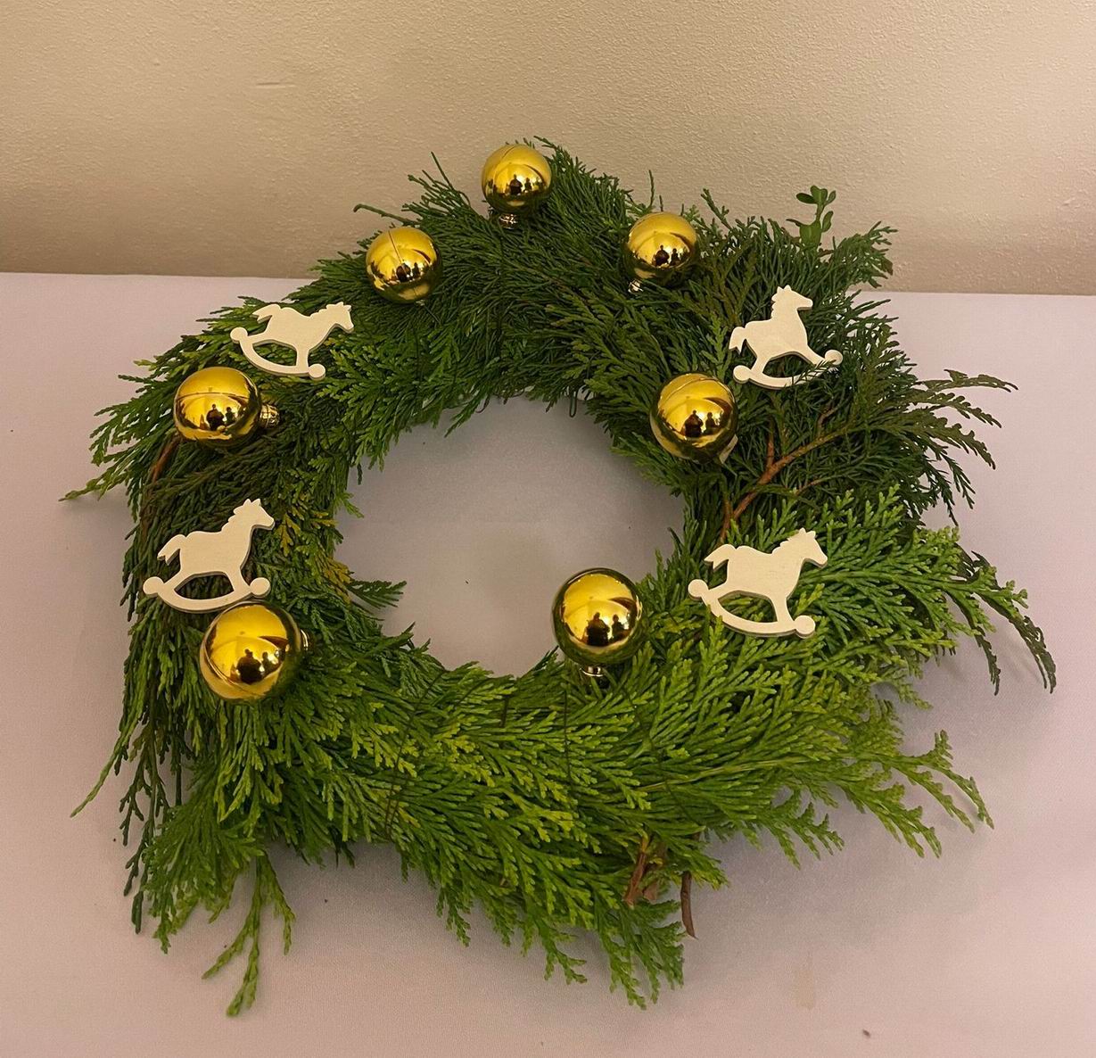 28 ADVENTNÍ VĚNCE - PRACOVNÍ TERAPIE