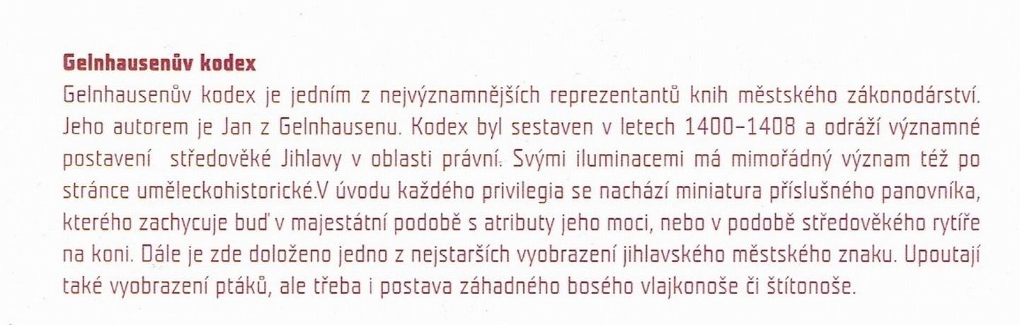 021 600 LET JIHLAVSKÉ RADNICE