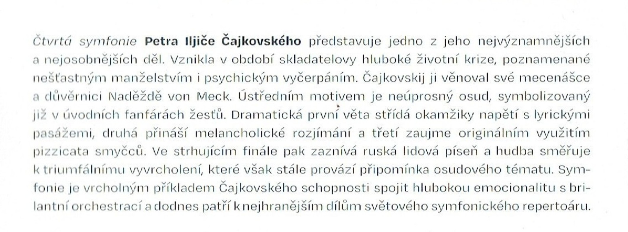 04. Americké mládí a Čajkovského Čtvrtá